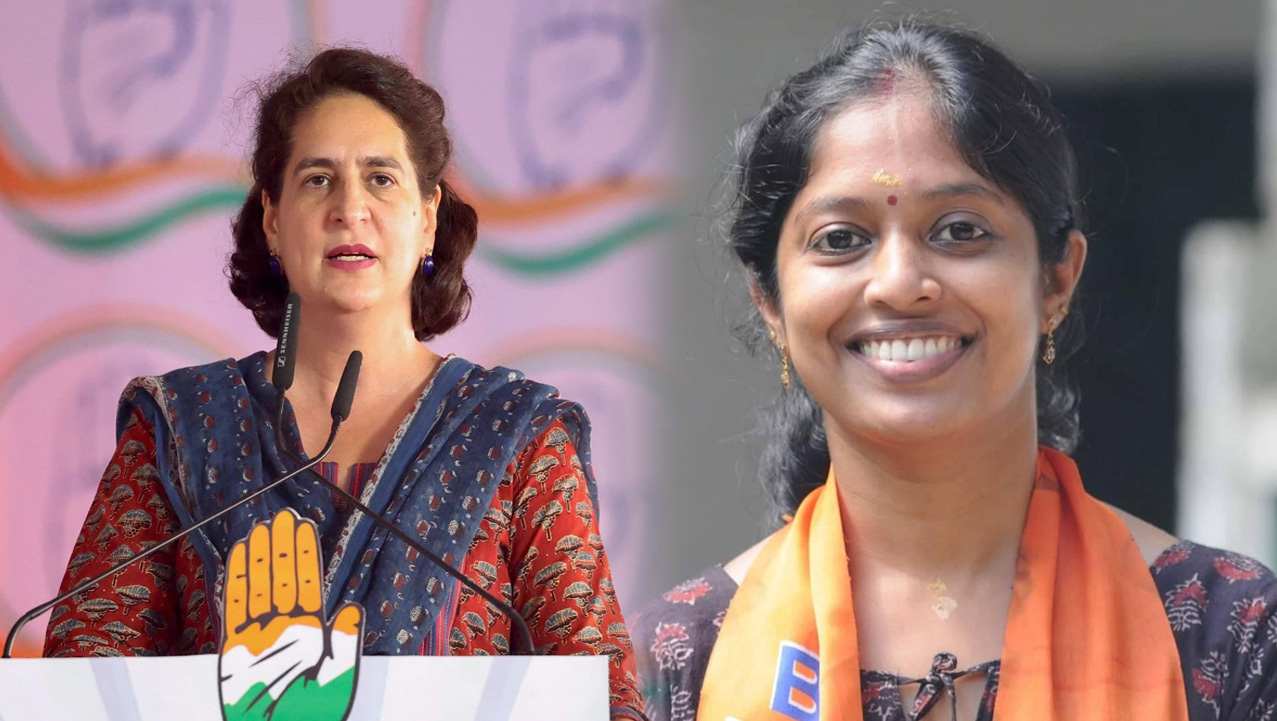 ಪ್ರಿಯಾಂಕಾ ಗಾಂಧಿ ವಿರುದ್ಧ ಬಿಜೆಪಿಯಿಂದ ನವ್ಯಾ ಹರಿದಾಸ್ ಸ್ಪರ್ಧೆ