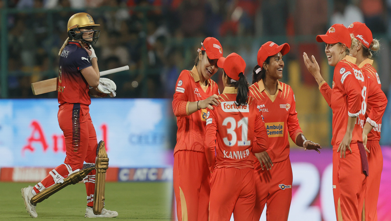 ಗುಜರಾತ್ ಜೈಂಟ್ಸ್ ಗೆ 6 ವಿಕೆಟ್‌ಗಳ ರೋಚಕ ಜಯ : ಆರ್‌ಸಿಬಿಗೆ ಹ್ಯಾಟ್ರಿಕ್‌ ಸೋಲು