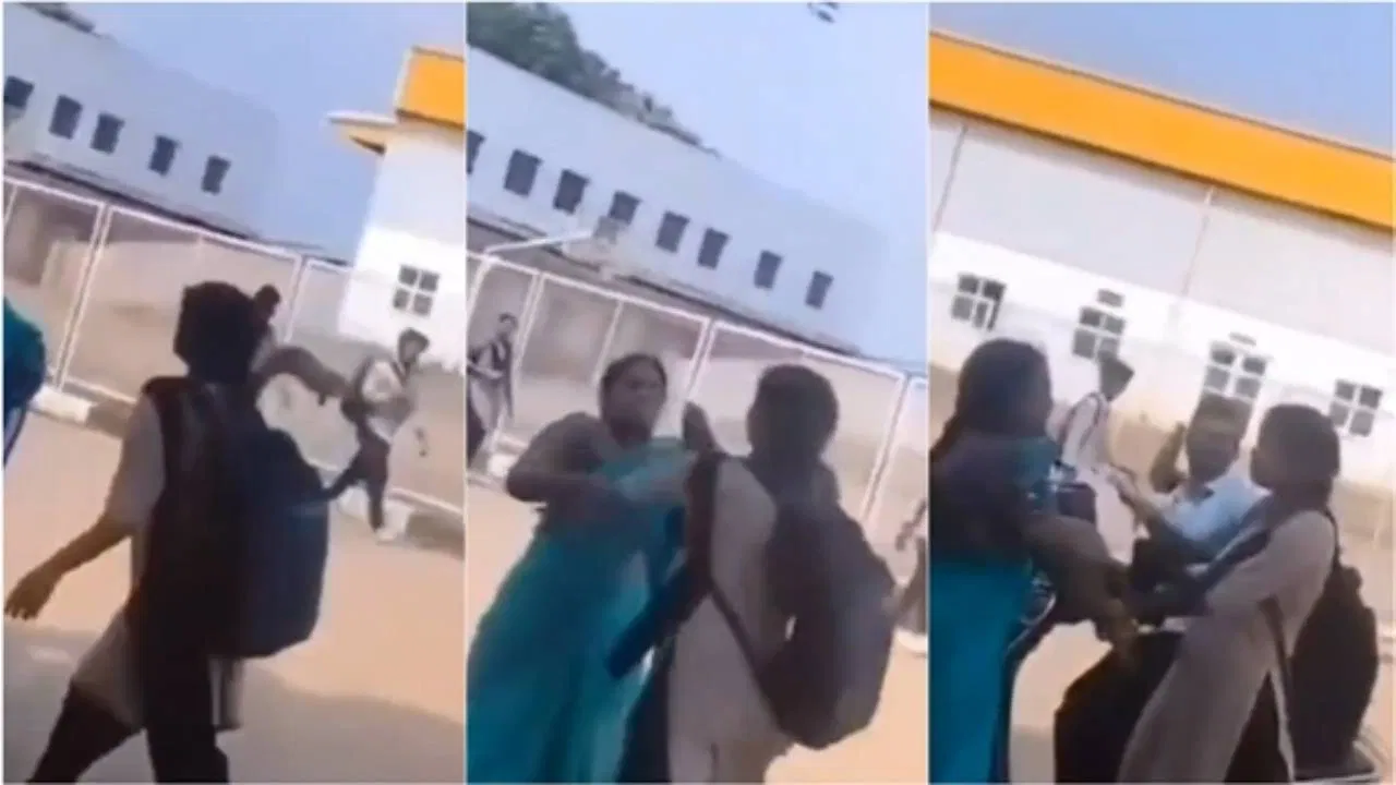 ಫೋನ್ ಕಸಿದುಕೊಂಡರು ಎಂಬ ಕೋಪಕ್ಕೆ ಶಿಕ್ಷಕಿಗೆ ಚಪ್ಪಲಿಯಲ್ಲಿ ಬಾರಿಸಿದ ವಿದ್ಯಾರ್ಥಿನಿ!!!