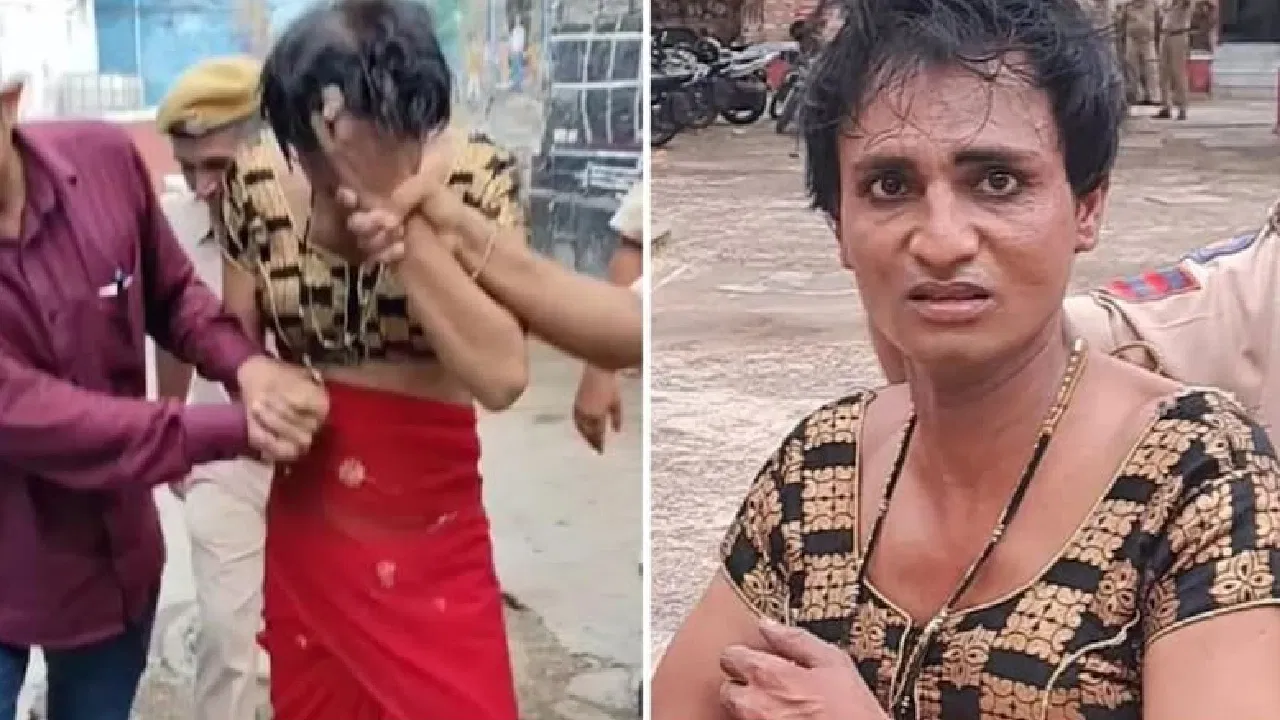 ಪೊಲೀಸರಿಂದ ತಪ್ಪಿಸಿಕೊಳ್ಳಲು, ಸೀರೆಯುಟ್ಟು ಮಹಿಳೆಯ ವೇಷ ಧರಿಸಿದ ಆರೋಪಿ!….
