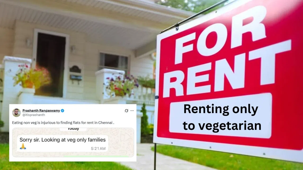 ಸಸ್ಯಾಹಾರಿ ಕುಟುಂಬಗಳಿಗೆ ಮಾತ್ರ ಬಾಡಿಗೆ ನೀಡುವುದು ಎಂದ ಮನೆಯ ಮಾಲೀಕ….