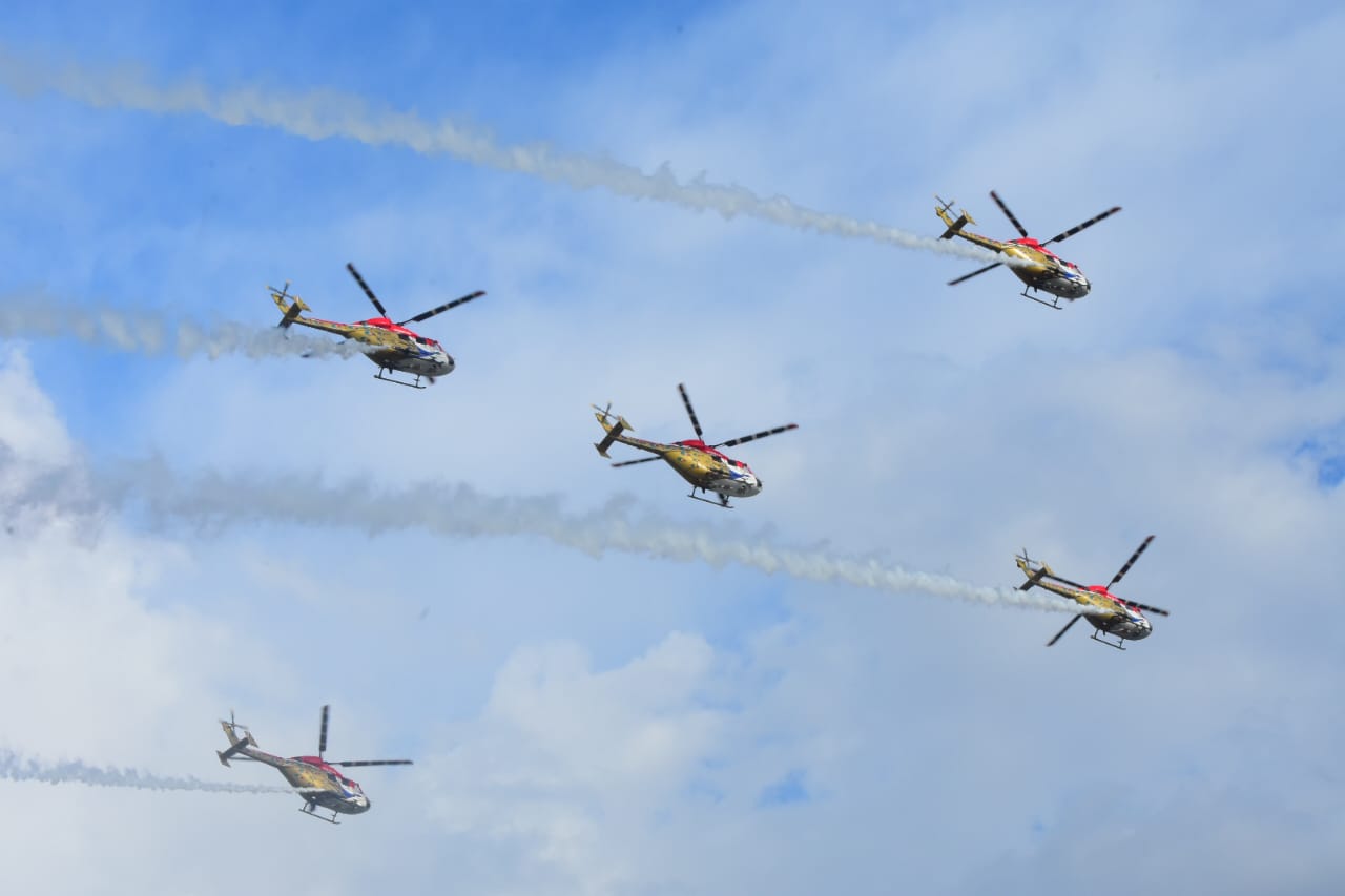 ಲೋಹದ ಹಕ್ಕಿಗಳ ಸಾಹಸಮಯ ಪ್ರದರ್ಶನ