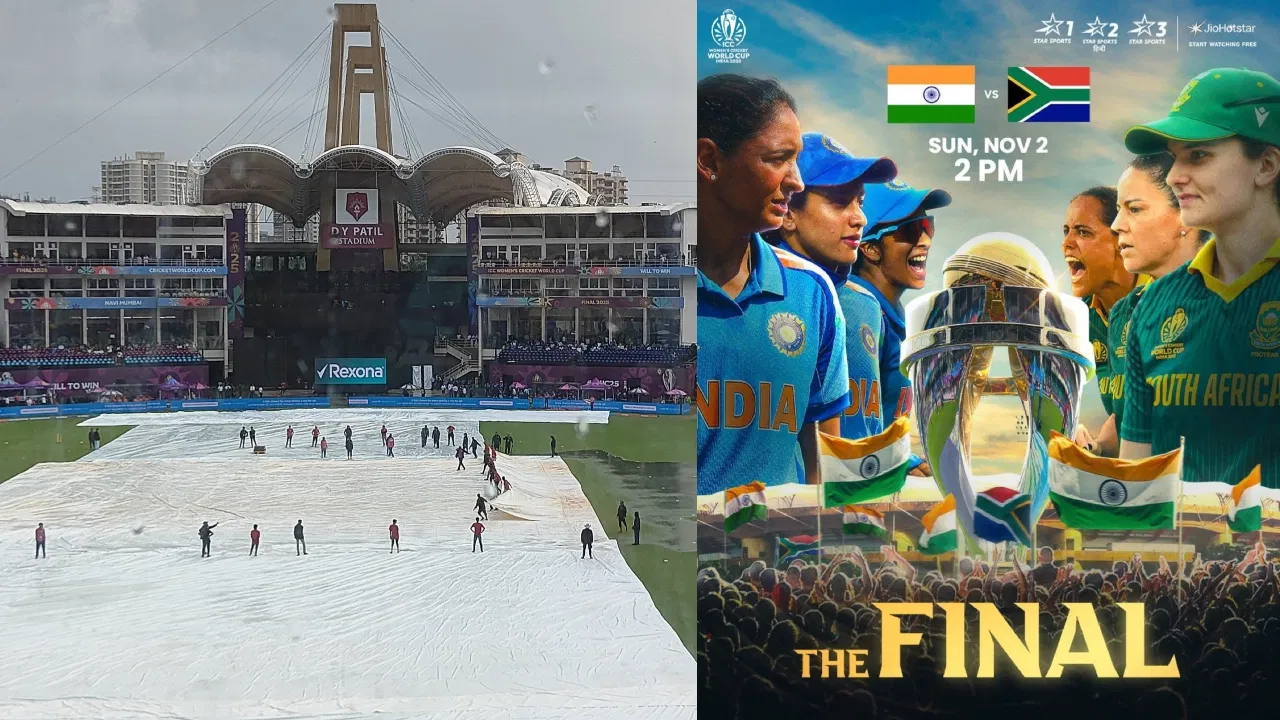 World Cup 2025: ಇನ್ನೂ ಆರಂಭವಾಗದ ವಿಶ್ವಕಪ್ ಫೈನಲ್ ; ಮುಂಬೈನಲ್ಲಿ ಭಾರಿ ಮಳೆ
