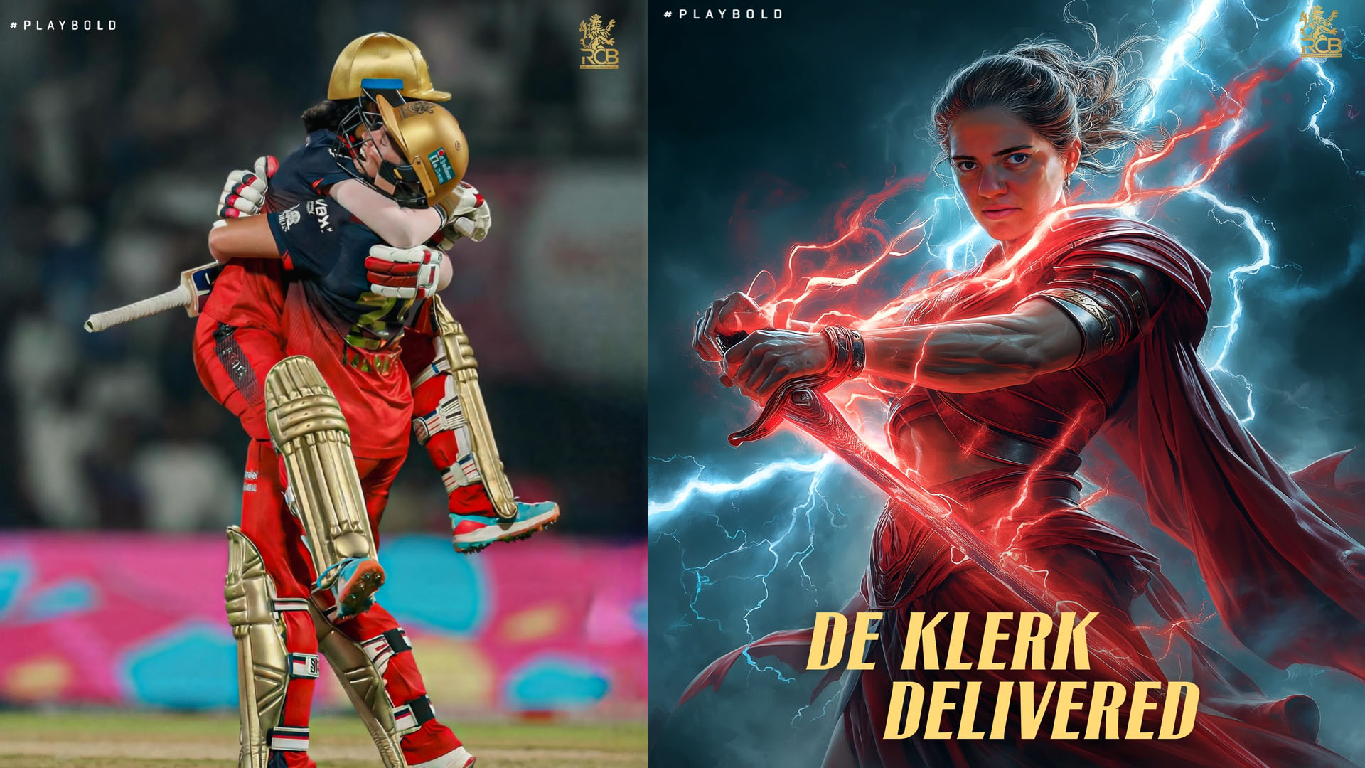 ಆರ್​ಸಿಬಿಗೆ ರೋಚಕ ಜಯ! ಏಕಾಂಗಿಯಾಗಿ ಆರ್​ಸಿಬಿಗೆ ಗೆಲುವು ತಂದುಕೊಟ್ಟ ಡಿ ಕ್ಲರ್ಕ್