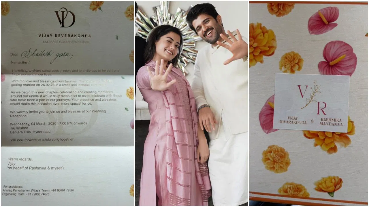 ರಾಜಸ್ಥಾನದ ಉದಯಪುರದಲ್ಲಿ ರಶ್ಮಿಕಾ ಮಂದಣ್ಣ ಹಾಗೂ ವಿಜಯ್ ದೇವರಕೊಂಡ ವಿವಾಹ